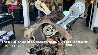 Ford 4.0L SOHC V6 Head Gasket and Timing Chain Replacement (COMPLETE GUIDE)