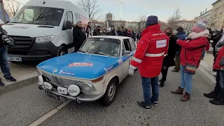 Rallye Monte Carlo Historique 2022 - BMW 1602 N°64 - CHABRAN Louis et ROLAND Lucas