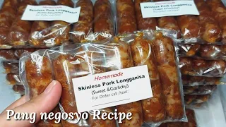 MAGKANO ANG KITA SA PAGGAWA NG HOMEMADE SKINLESS LONGGANISA NGAYONG 2020? COMPLETE WITH COSTING