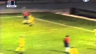 Украина - Сербия 2:0. Товарищеский матч - 2008г.  (обзор)