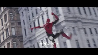 Spider-Man Blender VFX test and breakdown