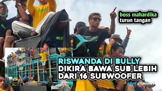 kedatangan Riswanda disambut hangat fansnya ‼️tapi malah di hujan Bawak sub lebih 16