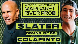 Kelly Slater vs Griffin Colapinto | Western Australia Margaret River Pro 2024 - Round of 32