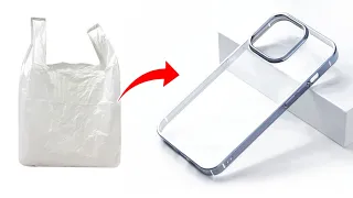 Phone Cover making at home Using Plastic Carry Bag