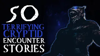50 SCARY CRYPTID ENCOUNTER STORIES DOGMAN, DEEP WOODS, SKINWALKERS AND MORE