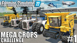 WELCOME to my NEW TEST CHALLENGE | MEGA CROPS Challenge | Farming Simulator 22 - Episode 1