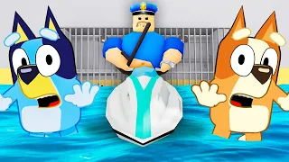 Bluey & Bingo Flood EVIL BARRY'S Prison!