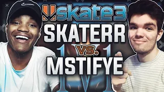 SKATE 3 1v1 | SKATERR vs Mstifye (SO INTENSE)