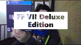 Final Fantasy VII Remake Deluxe Edition unboxing PS4