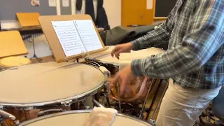 My teacher played excerpt from Beethoven no.9