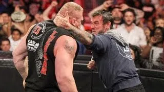 WWE Raw 15 July 2013 | Brock Lesnar attacked CM Punk