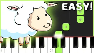 Mary Had A Little Lamb | EASY ONE HAND Piano Tutorial