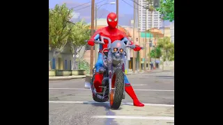 GTA V SPIDERMAN ATTACK ON FRANKLIN #shorts | Maheshwar Gamerz