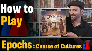How to play Epochs : Cult of Cultures boardgame - Full teach + Visuals - Peaky Boardgamer