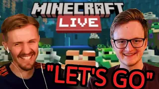 Grian and immy REACT to being in minecraft live