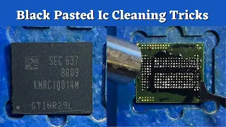 How To Clean Black Paste / Ic Reballing / Mobile Repairing