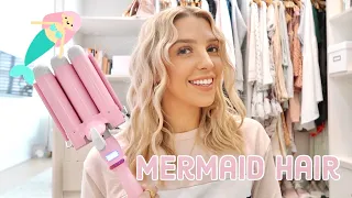 MERMAID HAIR WAVER TUTORIAL! How to Do Mermaid Hair/ Mermaid Waves