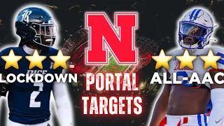 Nebraska’s INSANE Transfer TARGETS | UPDATE | Husker Football Portal Recruiting Reaction