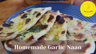 Make the BEST Garlic Naan Bread | In a Cast Iron Skillet
