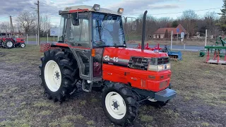 KUBOTA GL46 HI-SPEED PowerShift review + start kleintraktor compact tractor  Японский минитрактор