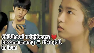 girl bullied her handsome neighbour & after fall in love with him 💕chinese romantic movie in hindi