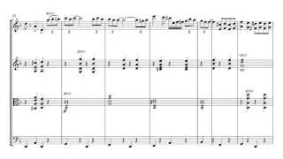 Two Guitars - Tsiganochka - Imitation of Roby Lakatos | String Quartet Sheet Music