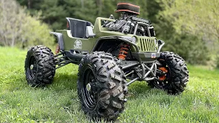 100HP 4X4 Power Wheels Gets Long Travel Suspension and Off Road Tires! + FULL SEND!