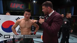 UFC Vegas 29: The Korean Zombie Octagon Interview