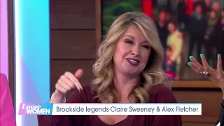 Brookside stars Claire Sweeney and Alex Fletcher on Loose Women - 3rd Feb 2023