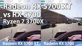 Ryzen 7 3700X - Radeon RX 5700 XT vs Radeon RX 5700  - Gaming Comparison Thermals and Power