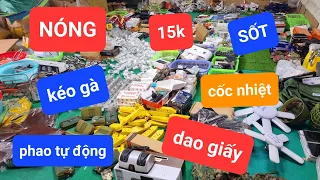 NHIỀU HÀNG MỚI LẮM CÁC BÁC ƠI, ví da bò 10k, sạc dự phòng nhật, thớt chậu 60k, BÃI NHẬT