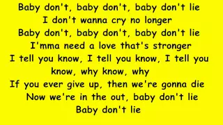 Gwen Stefani -  Baby don't lie (Lyrics Music Video)