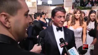 Sylvester Stallone and MIchael B  Jordan talk Golden Globe Nominations