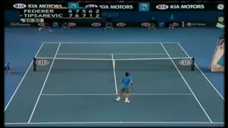 [HL] Roger Federer v. Janko Tipsarevic 2008 Australian Open [R3]