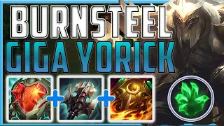 6.5K HP HEARTSTEEL YORICK IS ACTUALLY VIABLE WITH INSANE DAMAGE?! - Burnsteel Yorick | Season 13 LoL