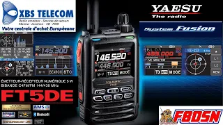 FT5D YAESU unboxing présentation premières impressions VHF-UHF FM/C4FM #RADIOAMATEUR #F8DSN