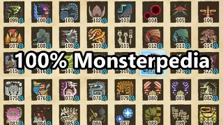 Full Monsterpedia - Monster Hunter Stories 2 - High Rank, Low Rank & Bosses (Monsterpedia: Master)