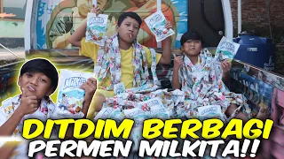 DITDIM BERBAGI!! DIMAS MINTA AYAH BELI PERMEN SUSU MILKITA PAKAI TRAGA, DITDIM JADI SULTAN MILKITA