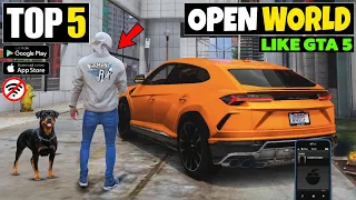 TOP 5 OPEN WORLD GAMES FOR ANDROID 2023! BEST OPEN WORLD GAMES LIKE GTA 5 FOR ANDROID/ANDROID GAMES