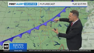 Clouds clear through Tuesday leading to a sunny, warm day