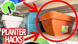 GRAB $1 PLANTERS from the Dollar Store for these CRAZY GOOD HACKS! (everyone will be copying these!)