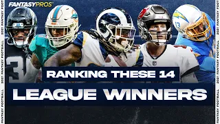 Ranking These 14 League Winners | Who to Draft and When to Draft Them (2021 Fantasy Football)
