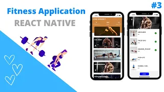 🔴 Let's build a Fitness Application with React Native | Fit Screen | Expo | Day 3