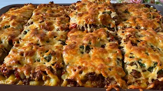 God, it's delicious! I brought the recipe from Italy! Cheese, potatoes, and gat…