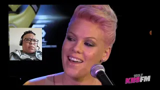 Reaction to PINK "Perfect" Acoustic Live Performance @1027KIISFM! She Can Sing & Rap! Beautiful🥰🧦