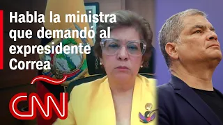 Habla la ministra de Trabajo de Ecuador que acusa a Correa de traición a la patria