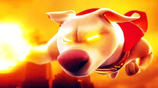 DC LEAGUE OF SUPER-PETS Clip - "Solar Paw Punch" (2022)