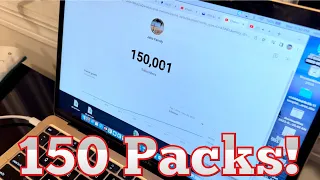 OPENING 150 PACKS FOR 150,000 SUBSCRIBERS!  (Thank You!)