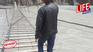 Hussaini Bridge Hunza, The World's Most Dangerous Bridge in Pakistan | Life Skills TV