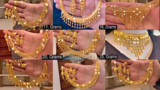 Gold Necklace Set With Price And Weight |Gold Necklace Design #necklace #goldnecklace #vlog EP - #21